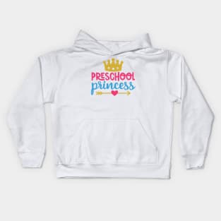 Preschool Princess Funny Girls Back to School Kids Hoodie